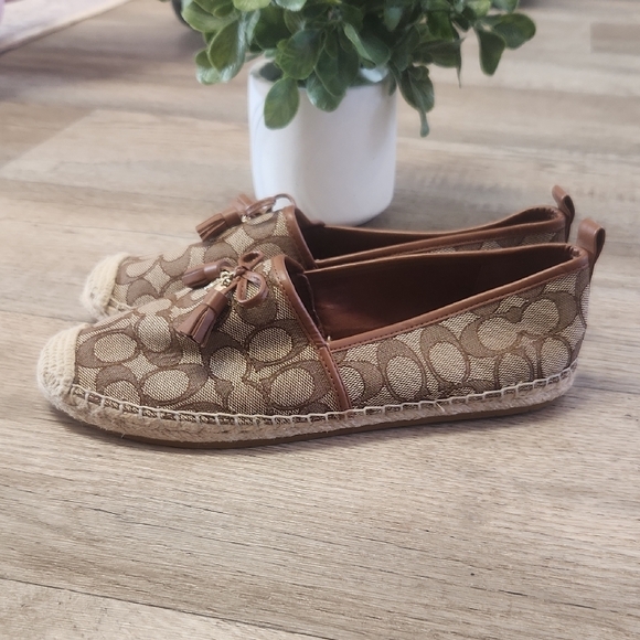 Coach Tan and Brown Espadrilles - Picture 4 of 10